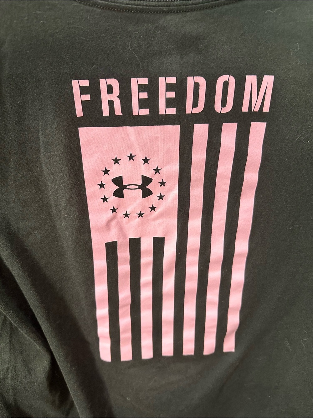 Under Armour Women's Freedom Flag Graphic The Classic Tee Shirt - Picture 5 of 6